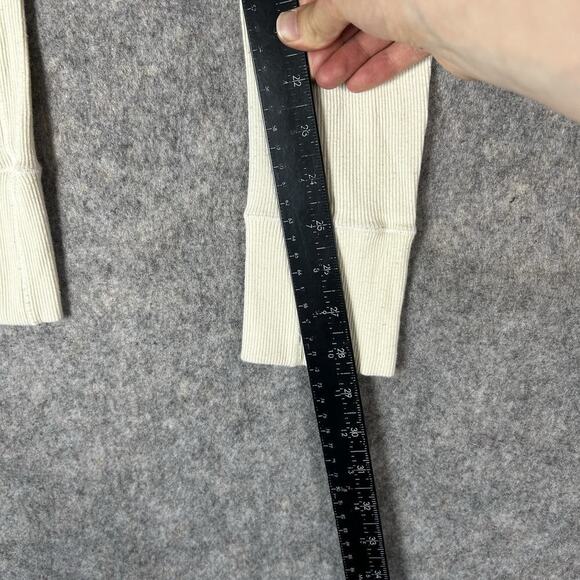 Skims High Rise Stretch Cotton Rib Legging Bone Size Small - Picture 5 of 9